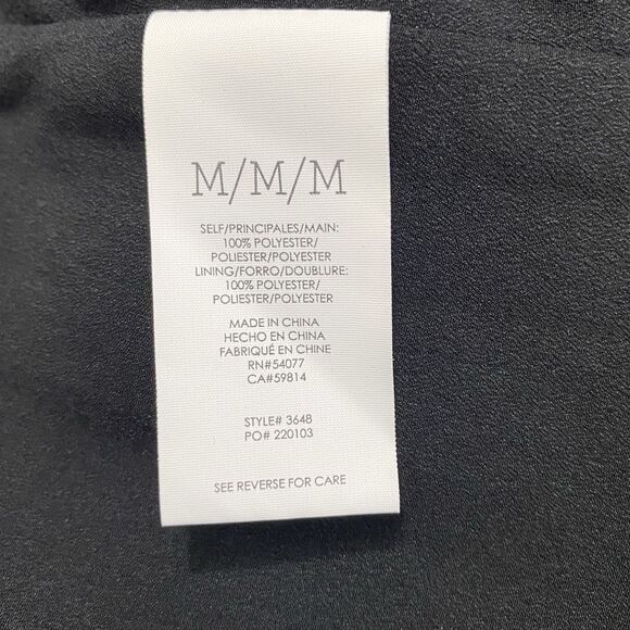 Cabi Poise Mini Shift Dress Size Medium Floral Sheer Overlay Long Bell Sleeve - Picture 9 of 10